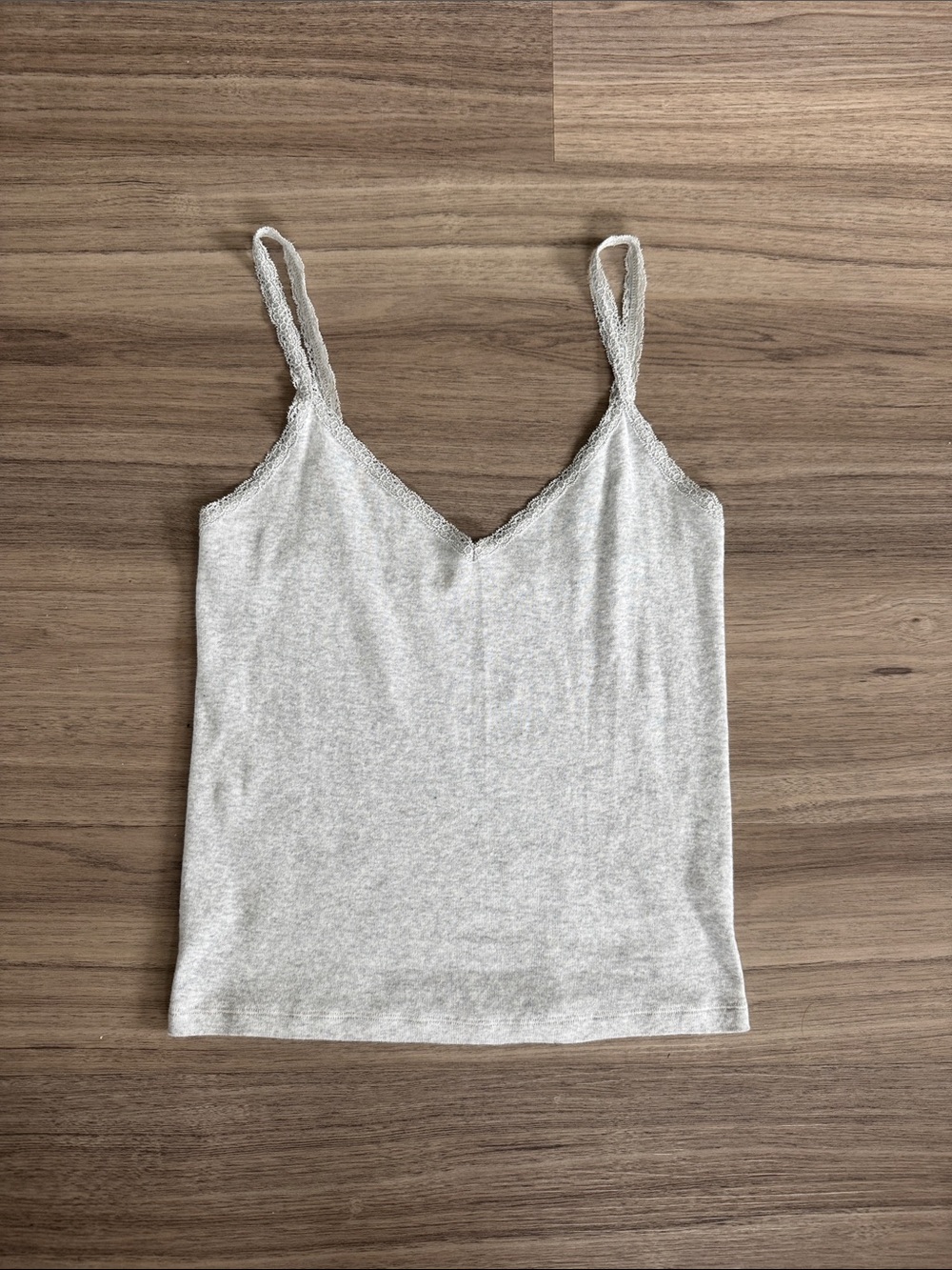 Brandy Melville lace trim tank top